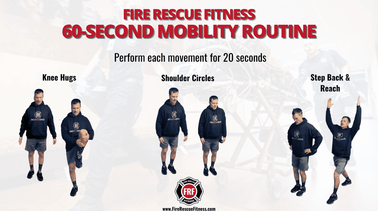FRF One Minute Mobility Routine | Fire Rescue Fitness