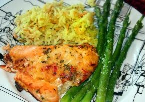 bigstockphoto_Salmon_And_Asparagus_2914024