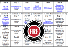 frf workout schedule-mod